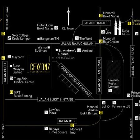Ceylonz Suites Kuala Lumpur, Roam Exteriör bild