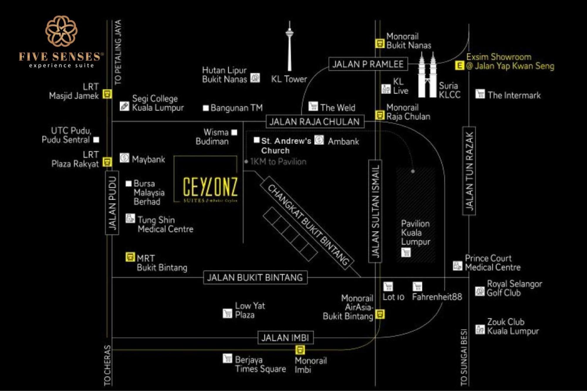 Ceylonz Suites Kuala Lumpur, Roam Exteriör bild